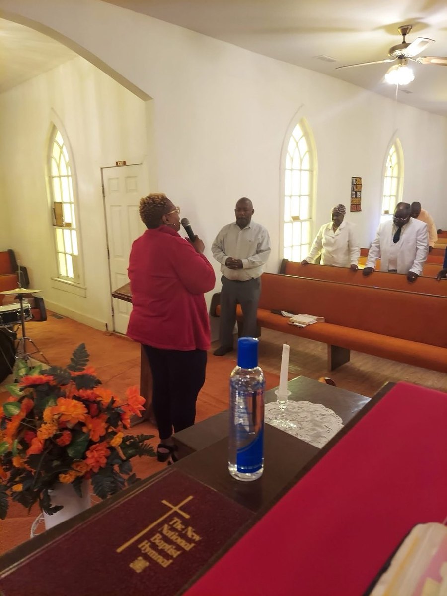 One of the seven speakers at the Seven Last Words service, speaking at the front of the sanctuary